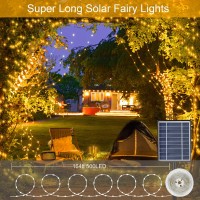 500 Led Solar Powered Fairy Lights 164Ft Extralong Solar Twinkle Lights With Remote Timer For Outdoor Tree Backyard Garden Part