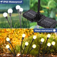 Yestark Firefly Solar Garden Lights Plus Swaying Fairy Garden Lights Yard Decor Outdoor Waterproof Solar Plant Lights For Ou