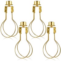 Honoson Bulb Lamp Shade Light Bulb Lamp Shade Clip On Lampshade Adapter Includes Finial And Lampshade Levellers For Lamp Shade R