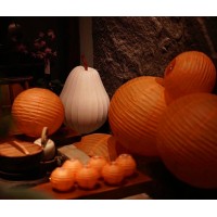 Capesaro Orange Paper Lanterns Decorative 10Pcs Party Hanging Decorations For Halloween Thanksgiving Birthday Baby Shower Gradua