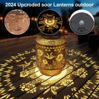 Hummingbird Solar Lanterns Outdoor Birthdays Gifts For Women Mom Grandma Metal Hollow Out Garden Decor Hanging Lantern Waterproo