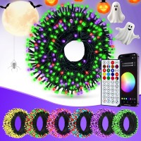 Smart Christmas Tree Lights Color Changing 656Ft 200 Leds Halloween Decoration Outdoor Indoor Lights Waterproof Connectable Ha