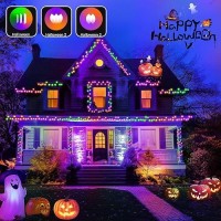 Smart Christmas Tree Lights Color Changing 656Ft 200 Leds Halloween Decoration Outdoor Indoor Lights Waterproof Connectable Ha