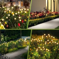 Sdergo Solar Garden Lights Solar Swaying Lights Upgraded Outdoor For Yard Patio Garden Decorated Firefly Lights Outdoor Solar Li