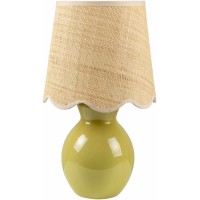 Boutiquerugs Salgareda Boho Ceramic And Jute Bedside Table Lamp For Bedroom Nightstand End Side Table Lamp For Living Room S