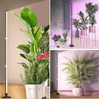 Fregenbo Grow Lights For Indoor Plants 243 Leds Plant Growing Lights With 3 Color Changing Red Blue Full Spectrum 48Inch Heigh