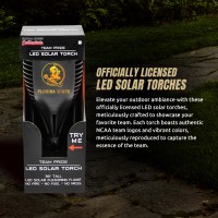 Florida State Seminoles Led Solar Torch 4 X 4 X 36 Waterproof Sun Damage Resistant Solar Light With Flickering Flame De