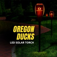 The Ducks Led Solar Torch 4 X 4 X 36 Waterproof Sun Damage Resistant Solar Light With Flickering Flame Decor For Patio