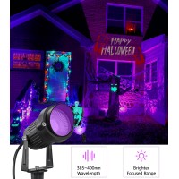 Sunvie Led Black Light Spot Light Outdoor 10W Blacklight Spotlight Waterproof Halloween Spotlight Outdoor Black Light 120V Purpl