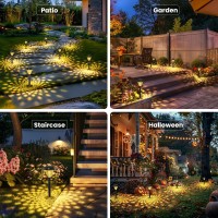 Solpex Solar Lights For Outside 2 Pack Solar Lights Outdoor Waterproof Warm White Outdoor Solar Lights For Yard Garden Pathway P