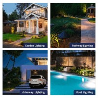 Gardenreet Waterproof Low Voltage Walkway Lights Brass Outdoor Pathway Lights Ip65 Led Bronze Hat Top Sideway Lights For Drive