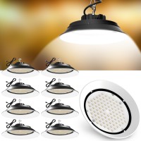 Lightdot 8Pack 250W Led High Bay Light With Diffuser 37500Lm High Bay Led Lights 5000K Led High Bay Shop Light Ac100277V Ufo