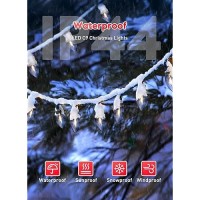 Vintage C9 Led Christmas Lights Outdoor 150 Ft C9 String Lights With 150 Shatterproof Warm White Bulbs Waterproof Connectable