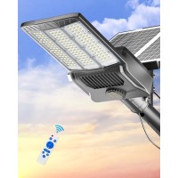 Gefolly Sl8500W Solar Street Lights Outdoor 800000Lm Commercial Parking Lot Light Dusk To Dawn Ip67 Waterproof 6500K Solar Sec