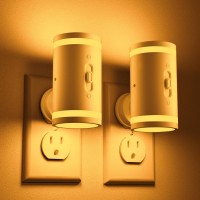 Kindeep Night Light Night Lights Plug Into Wall With Dusk To Dawn Sensor Amber Yellow Night Light 5120Lm Adjustable Brightne