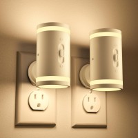 Kindeep Night Light Night Lights Plug Into Wall With Dusk To Dawn Sensor Soft White 3000K 5120Lm Adjustable Brightness Dimm