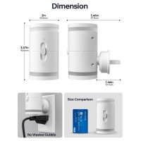 Kindeep Night Light Night Lights Plug Into Wall With Dusk To Dawn Sensor Soft White 3000K 5120Lm Adjustable Brightness Dimm