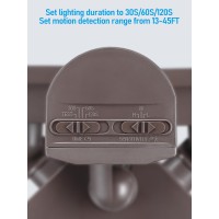 LEONLITE 28W LED Motion Sensor Security Light, Bronze