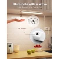 Joyzy Hand Wave Gesture Under Cabinet Lights 16 Inch Plug In Counter Light For Kitchen With Dimmable And Color And Brightness Ad