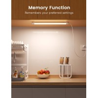 Joyzy Hand Wave Gesture Under Cabinet Lights 16 Inch Plug In Counter Light For Kitchen With Dimmable And Color And Brightness Ad