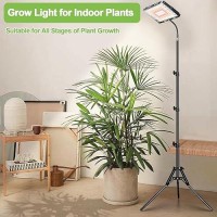 Lbw Stand Grow Lights For Indoor Plants Full Spectrum 96 Leds Plant Grow Light Upgraded Floor Grow Lamp With Adjustable Tripod