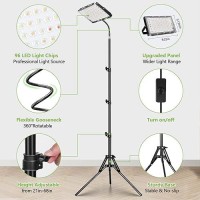 Lbw Stand Grow Lights For Indoor Plants Full Spectrum 96 Leds Plant Grow Light Upgraded Floor Grow Lamp With Adjustable Tripod