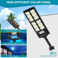 Ks4 Solar Street Lights Outdoor Waterproof 240 Wide Angle Solar Flood Lights Outdoor 12000Lm Led Solar Parking Lot Lights With