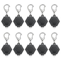 Uniclife 10 Pack Led Keychain Flashlight Mini Led Keychain Light 12 Lumen Portable Ultra Bright Battery Powered Key Ring Torch F