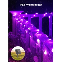 Brightown Solar String Lights Outdoor 39Ft 100 Led Halloween Solar String Lights With 8 Modes Halloween Decoration Outdoor Wa