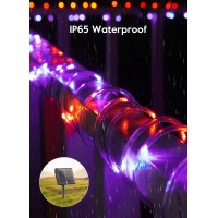 Brightown Solar Halloween Lights Outdoor 39Ft 100 Led Halloween String Lights With 8 Modes Halloween Decoration Outdoor Water