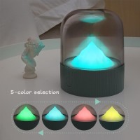 Hpydiy Night Light Nostalgia Bedside Lamp Moon Atmosphere Lamp Bedside Lamp Bluetooth Music Lamp Portable Usb Rechargeable Led