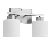 Capaaobc 2 Light Bathroom Light Fixtures Brushed Nickel Vanity Lights For Bathroom Modern Bathroom Lights Over Mirror With Mil