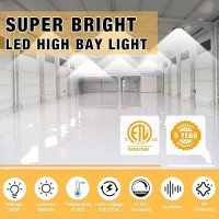 Jclgl 240W Ufo Led High Bay Light 5700K 4 Pack High Bay Led Light Dimmable High Bay 6 Cable With Us Plug Hanging Hook Safe