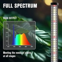 Bedee Led Grow Light For Indoor Plants 65 Inch Full Spectrum Plant Lights For Seed Starting With Timer And 10 Level Dimmable St