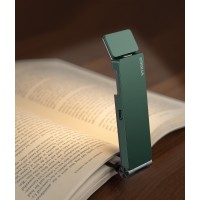 Vtiger Reading Light Usb Rechargeable Book Light For Reading In Bed Foldable Clipon Led Booklight 3 Amber Colors 4 Brightne