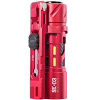 Loop Gear Sk03 Pro Aa Mini Led Flashlight 1000 High Lumens Edc Flashlight With Magnetic Bracket 4 Colors Filters 10 Modes Us