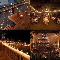 Brizled Warm White Christmas 17Ft Led C9 Outdoor Christmas Lights Connectable Christmas Tree Lights Indoor Xmas Lights Waterpr