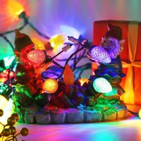 Brizled Multicolor Christmas Lights 17Ft Led C9 Outdoor Christmas Lights Connectable Christmas Tree Lights Indoor Xmas Lights