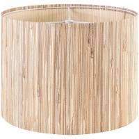 Goso Drum Lamp Shade For Table Lampsmedium Yellow Natural Straw Woven Lampshades 13 Top X 13 Bottom X 10 Highspider Fl