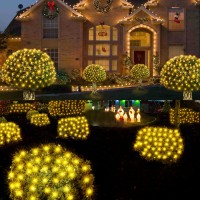 Wbao Christmas Net Lights 200Led 84Ft X 52Ft Christmas Bushes Lights With 8 Modes Timer End To End Connectable Waterproof