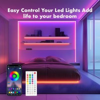 Neon Rope Lights Jiamei 328Ft Rgb Led Strip Lights App Control Ir Remote Music Syncing Outdoor Ip67 Waterproof Flexible N