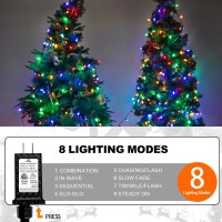 240 Led 78Ft C6 Christmas String Lights Super Long And Bright Fairy Twinkle Lights Plug In With 8 Modes Timer Waterproof Mul