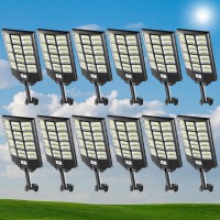 Joyeye Solar Street Light 4600W Solar Street Light Outdoor 380000 Lumens Solar Parking Lot Lights 6500K Solar Lights Outdoor