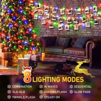 1000 Led 403Ft Christmas String Lights Outdoor With 8 Modes Timer Memory Function Waterproof Fairy Lights Plug In For Party Xmas