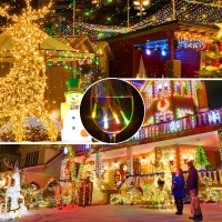 1000 Led 403Ft Christmas String Lights Outdoor With 8 Modes Timer Memory Function Waterproof Fairy Lights Plug In For Party Xmas