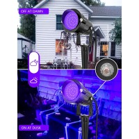 Zuckeo Halloween Outdoor Black Light Spotlight Led Blacklight 15W Dusk To Dawn Landscape Spot Lights With Us Plug For Glow Part