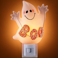 Meonum Halloween Decoration Indoor Halloween Decorative Night Light Plug Into Wall With Manual Switch 360 Degree Swivel Plug