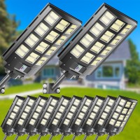 Jadisi 3200W Solar Street Light Solar Street Lights Outdoor Waterproof 240000Lm 7000K Solar Powered Street Light Dusk To Dawn W