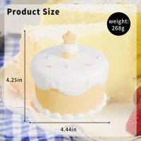 Hpydiy Birthday Cake Night Light With 3D Card Handwritten Blessings Silicone Lamp For Kids Usb Rechargeable Cute Lamps Timer Set