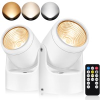 Urtom 3W Uplighting Indoor Led Spot Lights Indoor With Timer 3000K4000K5000K Floor Spotlight Indoor Uplights Dimmable Plug In